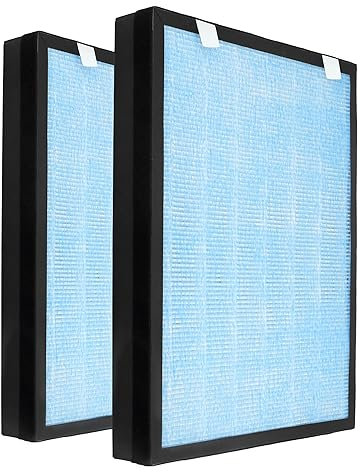 ATXKXE HSP002 Replacement Filter Compatible with Hathaspace Air Purifier Filter HSP002, 2 Pack