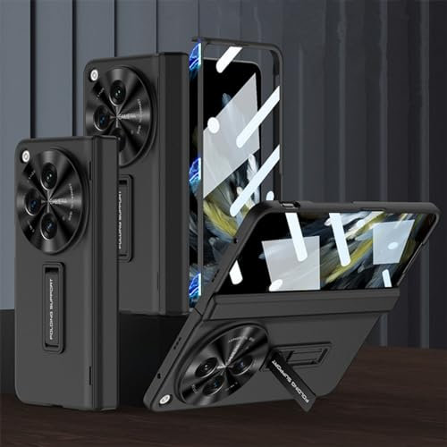 Hülle für OnePlus Open Handyhülle Glasfolie Magnetic Hinge,Bracket Bumper Case Shell für OnePlus Open/Oppo Find N3(1)