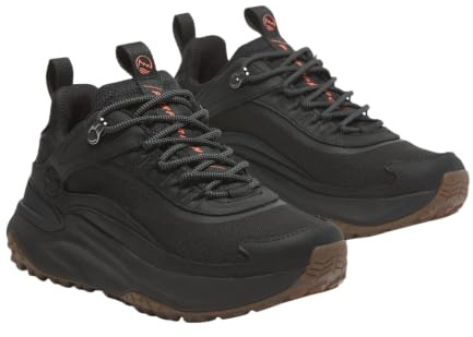 Timberland Women's Motion Access Low Lace Up Waterproof Sneaker, schwarz (netzstoff), 9.5 Wide