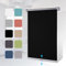 Grandekor Rollos ohne Bohren Schnurlos 85x120cm(BxH) Schwarz Verdunklungsrollo Thermorollo Rollo Klemmfix Springrollo Fenster Rollos für innen Hitzeschutz Sichtschutz Verdunkelung