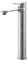 High Rise Basin Mixer Taps, BATHWEST Tall Bathroom Sink Taps Modern Monobloc Single Handle Brass 072L (Silver)