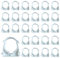 RXKFIGX 40 Pcs PPR Tubo Morsetti 16 mm Tubo Clip Universale Singolo Tubo Clip Bianco Plastica Acqua Fissi per Pool Rubinetto Tubazioni Fissaggio