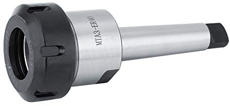 MTA3, ER40UM Portabrocas de Pinza Cónica Morse de Acero Al Carbono para Fresadora de Torno con Tracción de Plana, Adecuado para Perforadoras, Fresadoras, Tornos y Más