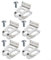 ZiStarlilife Belt Clips hooks for Dewalt Replacement Belt Hook Clip, Stainless Steel Drill Tool Kit Connect Holders, For Cordless Screwdrivers Drills(5Pcs)