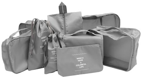 BESPORTBLE Teiliges Reiseaufbewahrungstaschen wasserdichte Packwürfel Für Kleidung Koffer Organizer Mit Kosmetiktasche Große Anzug Reisetasche Für Ordnung Im Gepäck