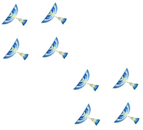 Homoyoyo 8pcs Boys and Girls Fun DIY Rubber Band Power Ornithopter Birds Models Educational Toy for Boy Girl Science Kite Flying Outdoors Activity Style