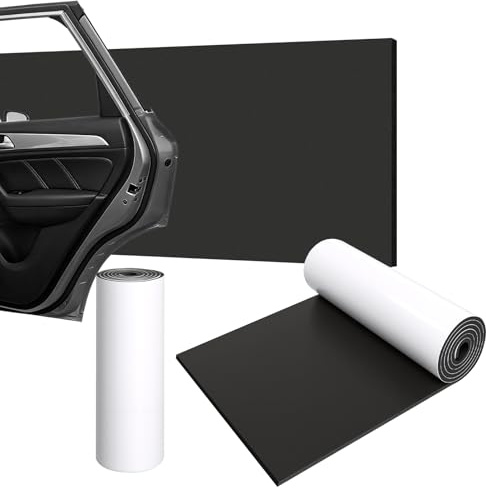 Romon Wandschutz Garage, 20cmx2mx6mm aus Hochwertigem Eva-Schaum Selbstklebender Autotür Kantenschutz für Garagenwand, Parkplatz Und Carport Weiß​