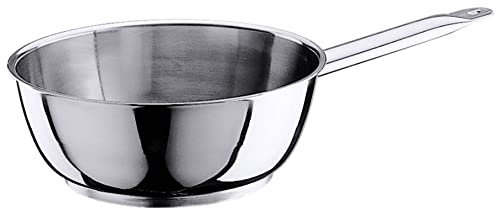 Contacto Edelstahl Sauteuse 20 cm, hochglänzend Schüttrand