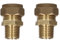 15mm Compression by 3/8 BSP Male Iron Thread European Flexible Tap Adapters (Pair)