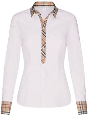 Seidensticker Chemisier pour femme - Chemisier de ville - Chemisier - Regular Fit - Manches longues - Uni - Stretch