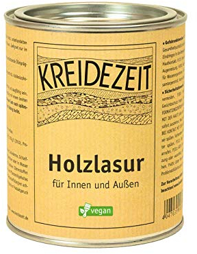 Holzlasur für Innen und außen 0,75 l farbig (Nussbaum)