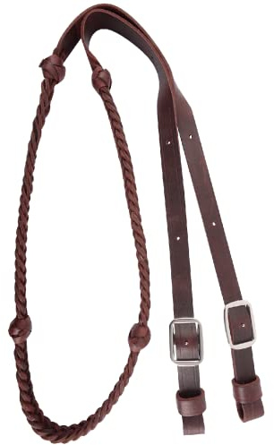 Martin Latigo 5-Plait Knotted Barrel Rein