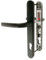 Hoppe Black 'Birmingham' Pair Handle 92PZ or 92mm Sprung Lever UPVC Door Set, PVC PVCu Centre to centre fixings 215mm