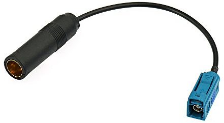 Eightwood Fakta to Din Cable Fakra Z to DIN Female Pigtail Cable RG174 6inch 15cm Compatible for DAB Car Aerial FM Aerial AM/FM DAB+ Blaupunkt Pioneer Clarion Kenwood Alpine JVC