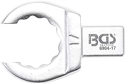 BGS 6904-17 | Einsteck-Ringschlüssel | offen | 17 mm | Aufnahme 9 x 12 mm
