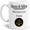 Anwalt-Tasse Huren & Söhne Beruf/Recht/Lustig/Spruch/Geschenk-Idee/Justiz/Weiss