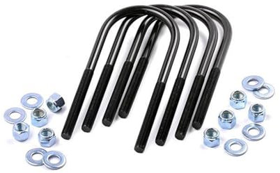 Rough Country 1/2 Zoll Rundaufhängung U-Bolzen | 1/2 x 3 x 8-7639 schwarz