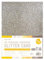 Dovecraft DCGCD046 Adhesive Glitter Card, Silver, Rose Gold & Gunmetal-130GSM – Non Shed – Acid Free – for Cricut, Brother & Silhouette – for Party, Papercraft & Home Décor, Metallic (12 Pack), A5