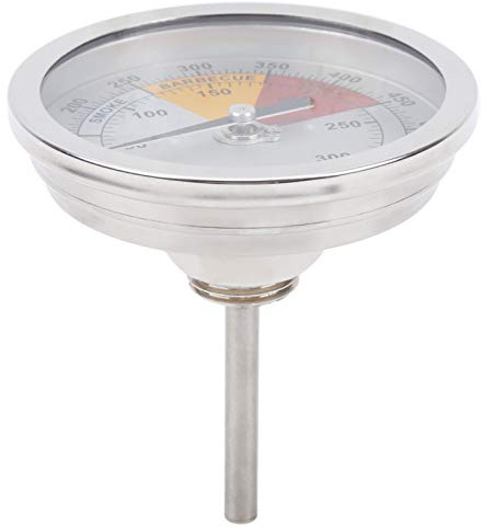 Ofenthermometer für BBQ 0-300 ℃ 1 / 2in NPT Edelstahl Grillthermometer Ofentemperaturmesser Küchenzubehör Grill Lebensmittel Thermometer