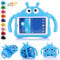 7 inch Universal Case, Uliking [Beetle Cartoon] Kids Case for Samsung Galaxy Tab 4/3/3 Lite 7.0 inch Tablet Shockproof Handle & Stand Protective Cover for SM P3200 T110 T210 T230 T280 T285, Blue