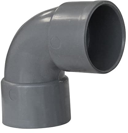 Jardibric - Coudes PVC 87°30 Femelle/Femelle (Ø100) - Raccords d'Évacuation Robustes pour Connexions Fiables dans Vos Systèmes de Plomberie.