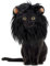 Camidy Lion Perücke Kostüm für Hund Katze Schwarz Löwe Mähne Kopfbedeckungen mit Nachahmung Ohren Pet Halloween Cosplay Weihnachten Party Fotografie Requisiten