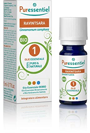 Puressentiel - Ätherisches Öl - Ravintsara - Bio - 100 Prozent rein und natürlich - BBDÄÖ - 10 ml