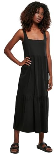 Urban Classics Damen Ladies 7/8 Length Valance Summer Dress Kleid