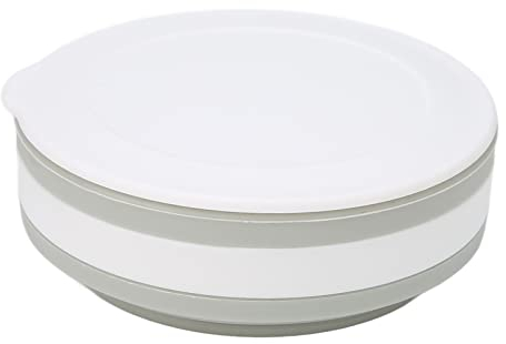 Faltbarer Kaffeebecher, temperaturbeständiger grauer Faltbecher für Wandern und Sportcamping