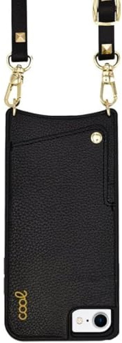 Cool Case for iPhone 7/8 / SE (2020) / SE (2022) Black Pop-Rock Strap