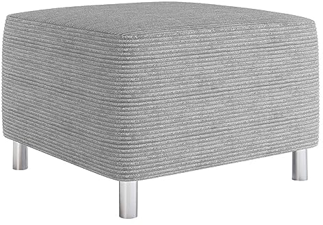 Mirjan24 Tabouret rembourré moderne en velours côtelé Dover (Poso 110)