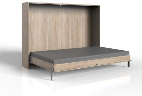 Lit escamotable horizontal 140x200 - L212 cm