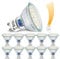 Unikcst GU10 LED Dimmbar 10W Glühbirnen Ersetzt 100W Halogen Leuchtmittel Hell 1050Lumen 4500K Neutralweiß LED Birnen 230V Flimmerfrei Energiesparlampen, 10 Stück