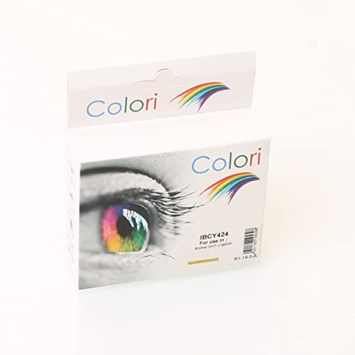 Colori Kompatible Druckerpatrone für Brother LC424Y Gelb DCP-J1200W