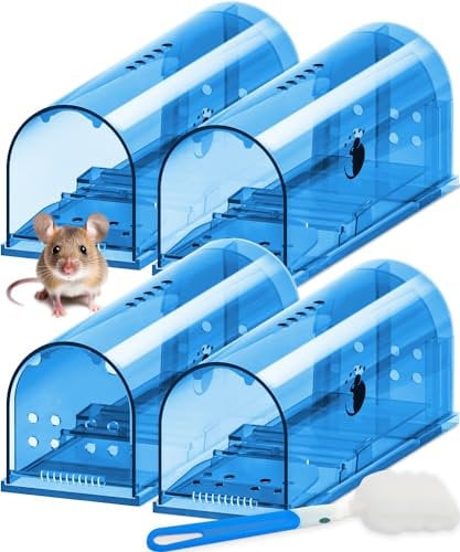 Humane Mausefallen für den Innenbereich für Zuhause, Mäusefallen für Haus und Innenbereich, kein Töten, Lebendfang, Mausefalle, intelligente Fallen, die funktionieren, Tier, Nager, fangen