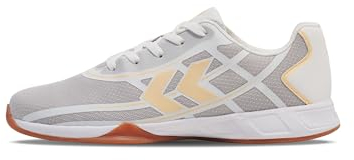 hummel Damen ROOT ELITE WMNS Handball Shoe, WHITE/ORANGE, 40 1/2 EU