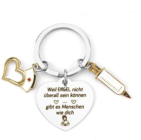 Schlüsselanhänger Krankenschwester Geschenke für Krankenschwestern Krankenpfleger Geschenke Ideen Weihnachtsgeschenke für Krankenschwester Geburtstagsgeschenk Dankeschön Geschenke Krankenschwester