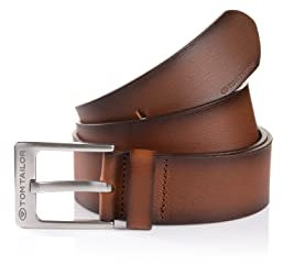 TOM TAILOR Herren Gürtel CALVIN braun 90