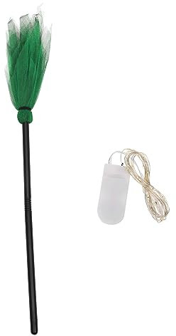 ORFOFE Halloween Boy Girl Cosplay Witch Broom Broom for Halloween Party Decorations