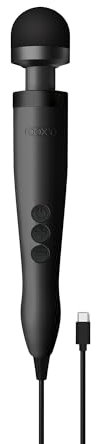 Doxy Vibrator Wand Sexspielzeuge für Frauen Magic Wand Vibratoren; Premium Erwachsenen-Massagegerät Vibratorensets für Frauen - Schwarz