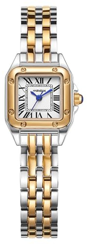 SLYHHZHMY Damen Analog Quarz Uhr mit Acryl Armband 3043