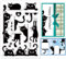 GLOBLELAND Schwarze Katze Silikonstempel Katzenrand Transparente Stempel Cartoon Tier Kompass Klare Stamps Für Karten Herstellung DIY Scrapbooking Basteln