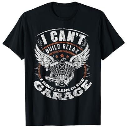 Motore Passion Meccanico Garage Maglietta