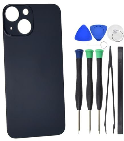 Sunrise glow Black Back Glass Replacement for iPhone 13 Mini with pre-Cut Adhesive