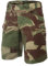Helikon-Tex Tactical Shorts for Men - Military, Hiking, & Hunting, Rhodesian Camo, 34W x 11L