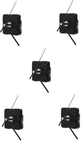 OSALADI 5stücke Wanduhr Mechanismus Mit Zeigern Leise Uhrwerk Für Projekte Installieren Robuste Struktur Vielseitig Für Individuelle Wanduhren