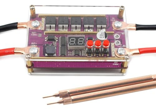 Scheda di controllo saldatrice a punti | Kit fai da te portatile con potenza a 99 ingranaggi, saldatrice a punti con batteria al litio per batteria 14650/17490/ /21700/26650/32650