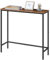 Mesa de bar de diseño industrial con marco de metal sólido, mesa de cocina para comedor, muebles de departamento de espacio pequeño