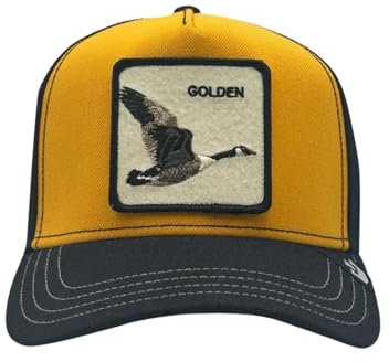 Goorin Bros. Golden Hut 101-1454 mit Visier 100% Wolle Schwarz/Gold Einheitsgröße, Schwarz/Gold, Einheitsgröße