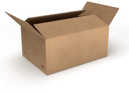 RaKuPack Versandkarton 25 Stück Faltkarton 330x240x160mm Innenmaß (33x24x16cm) Verpackungskarton Warensendung Karton braun Faltschachtel Pappkarton Paket Versandschachtel Kartonage verschiedene Größen